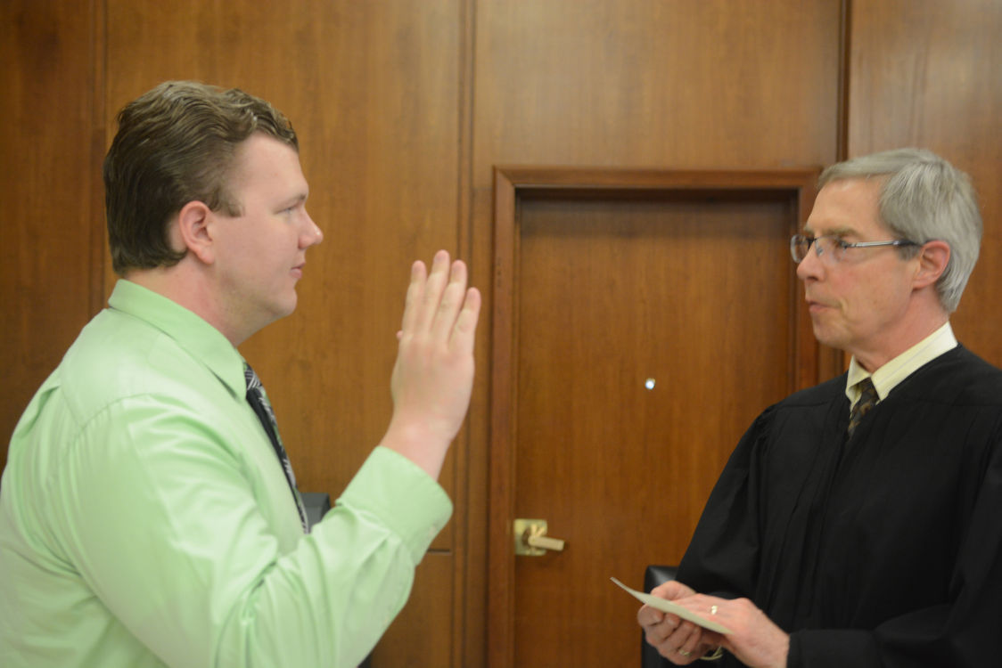 Rohrbeck oath of office